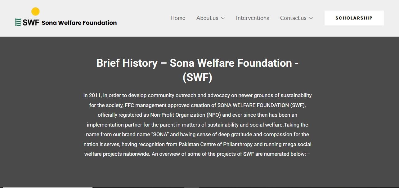Sona Welfare Foundation